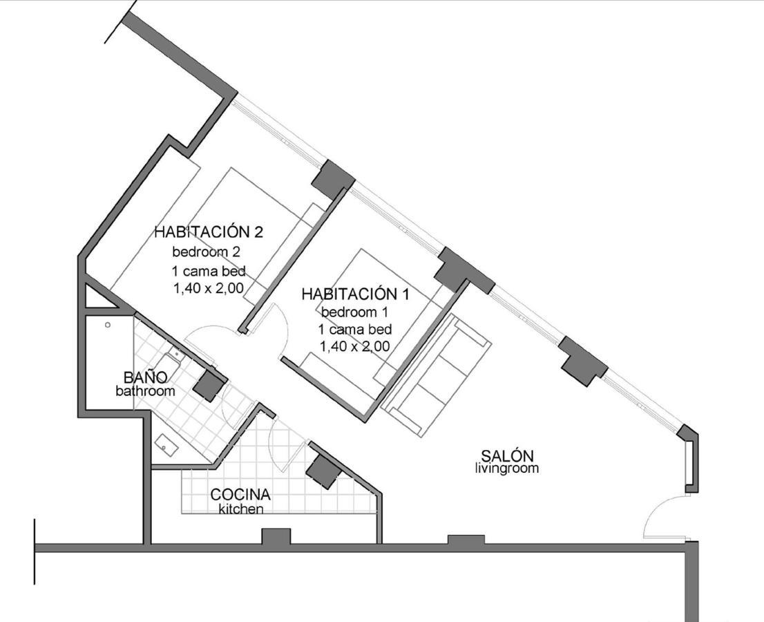 Apt In Neguri, 5 Min From The Beach & Metro Getxo Luaran gambar